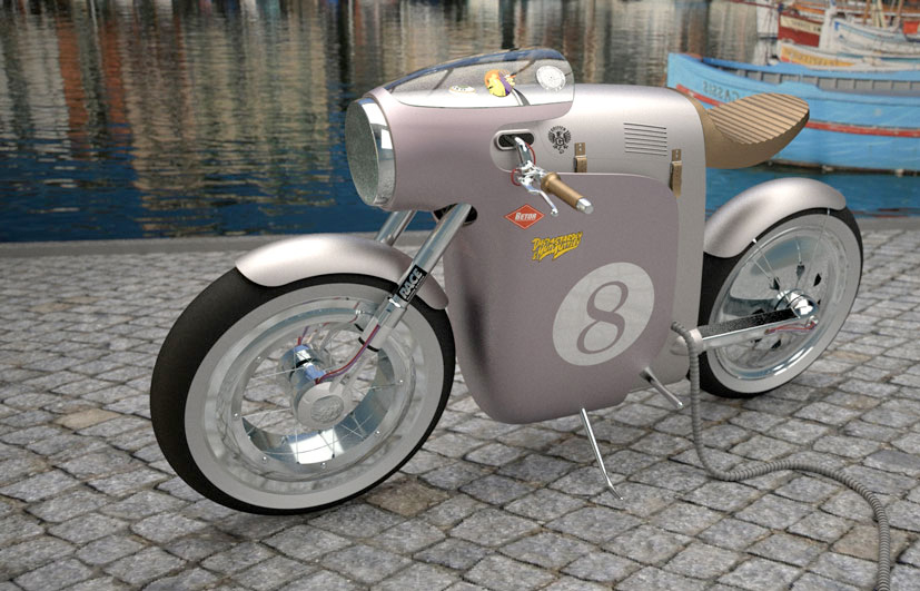 Monocasco Electric Concept Bike :: Art Tic Of Barcelona (2)